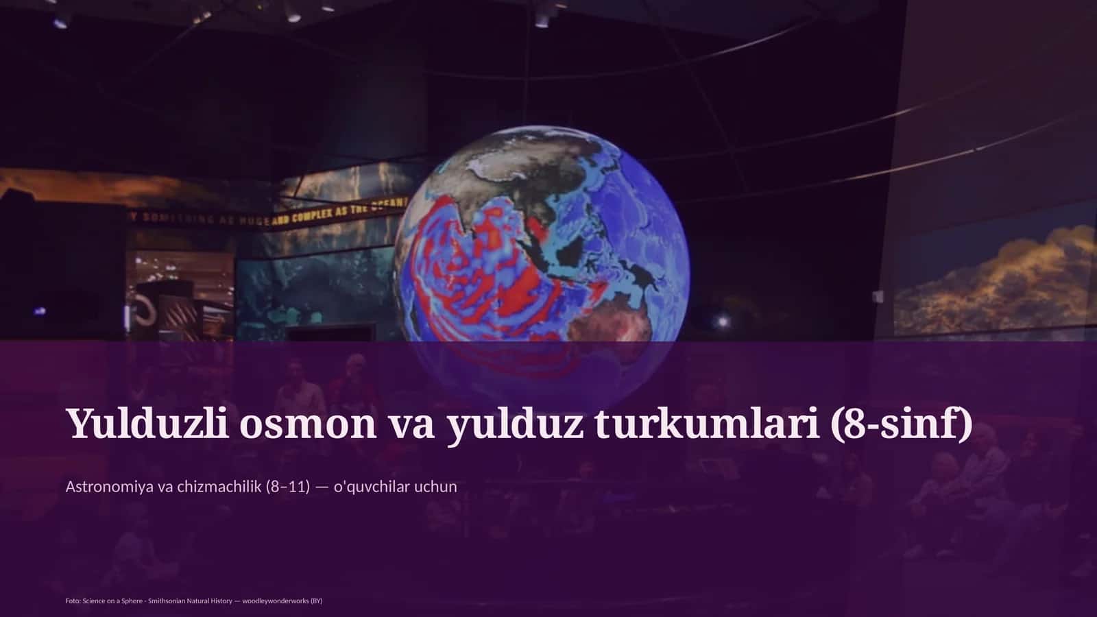 Yulduzli osmon va yulduz turkumlari (8-sinf)