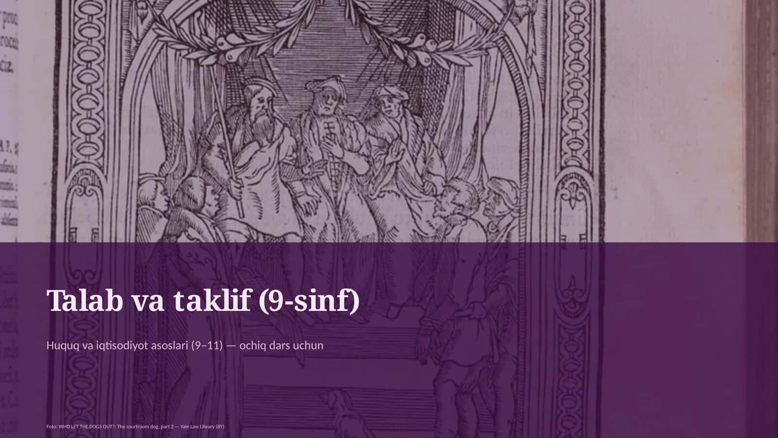 Huquq va iqtisodiyot asoslari (9–11)