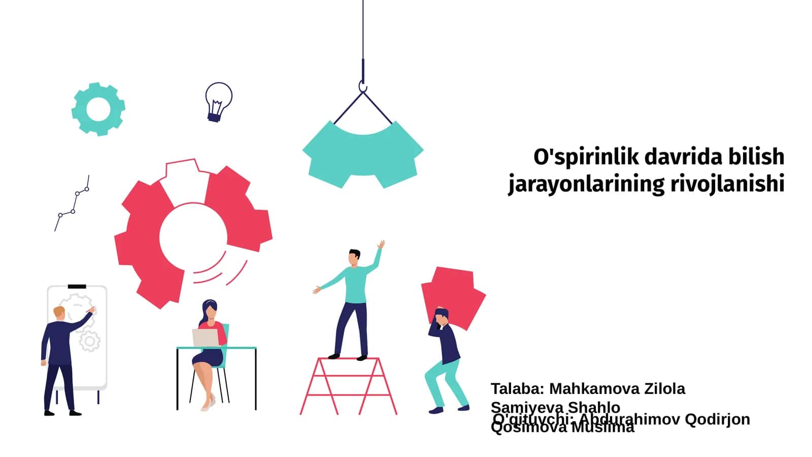 O'spirinlik davrida bilish jarayonlarining rivojlanishi