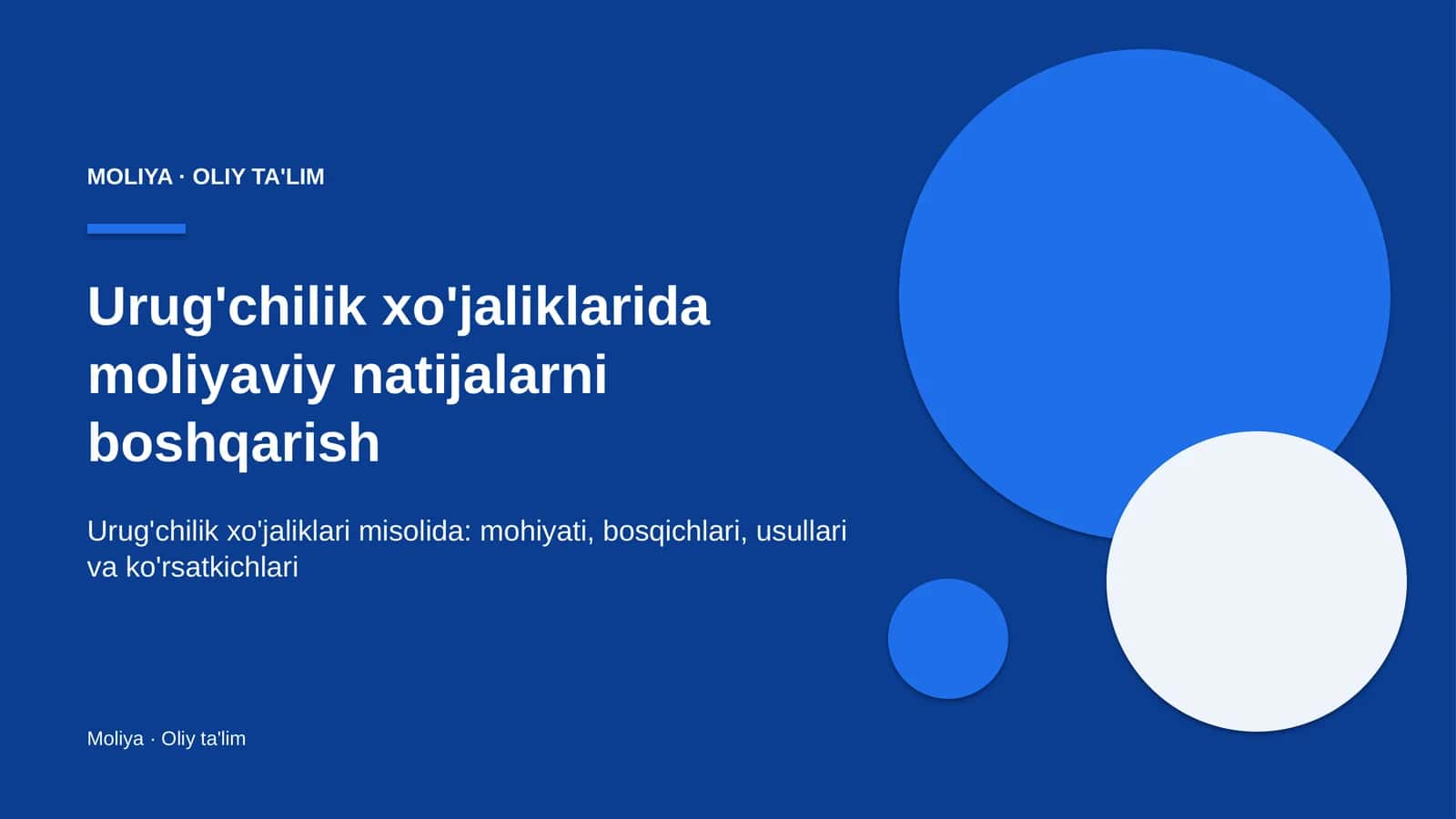 urug'chilik xo'jaliklarida moliyaviy natijalarni boshqarish 8386
