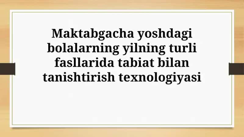 Mavsumiy kuzatuvlar uchun AKT vositalari