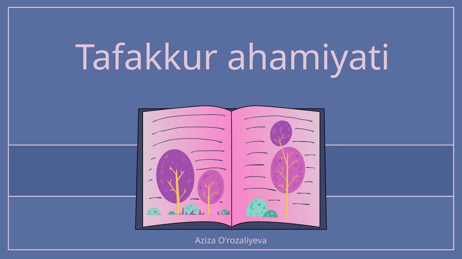 Tafakkur ahamiyati
