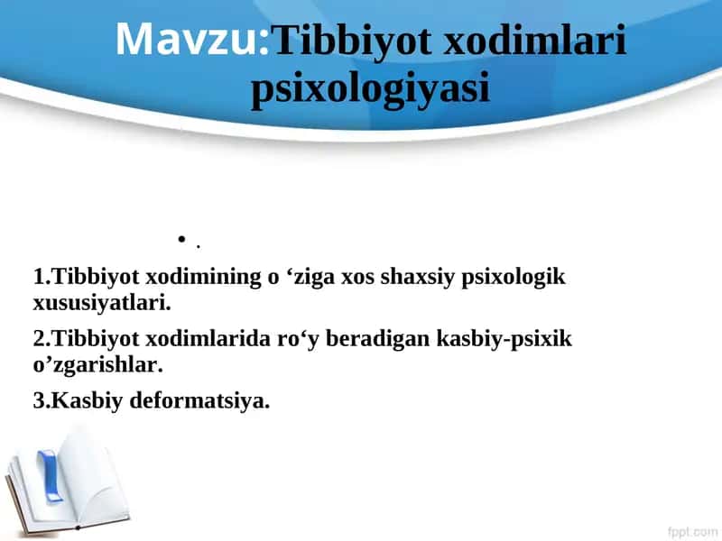 Tibbiyot xodimlari psixologiyasi