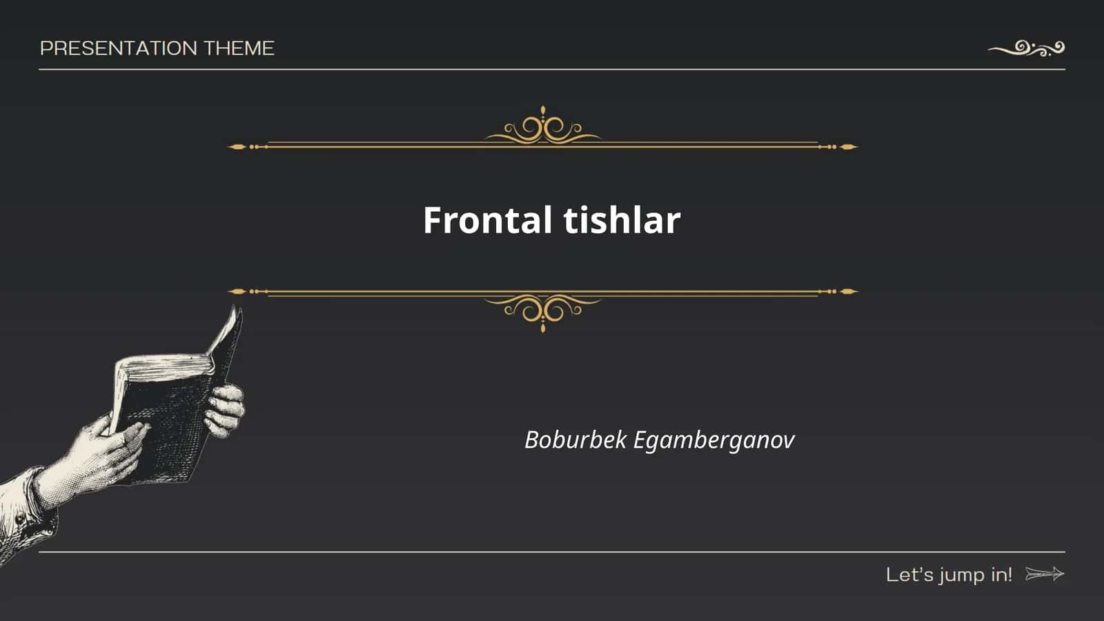 Frontal tishlar