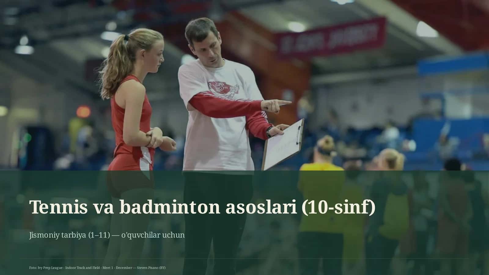 Tennis va badminton asoslari (10-sinf)