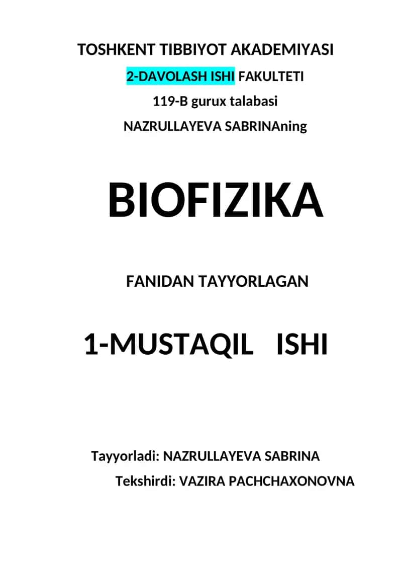 Yumshoq muskul to’qimasining mexanik xossalari