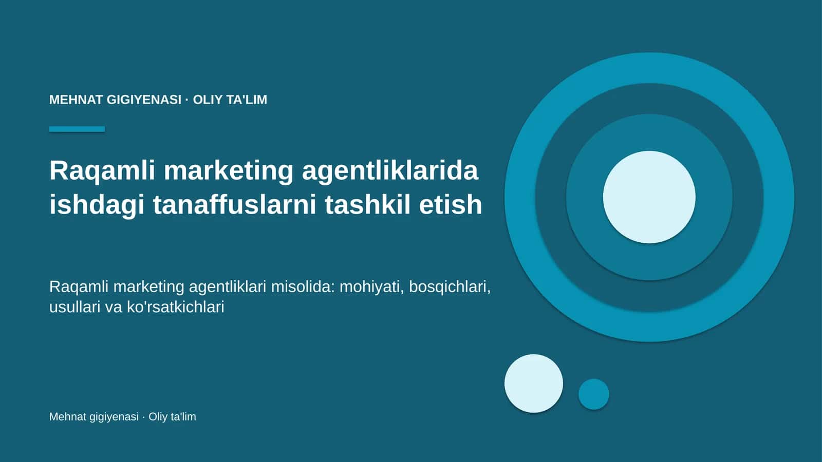 raqamli marketing agentliklarida ishdagi tanaffuslarni tashkil etish 1171
