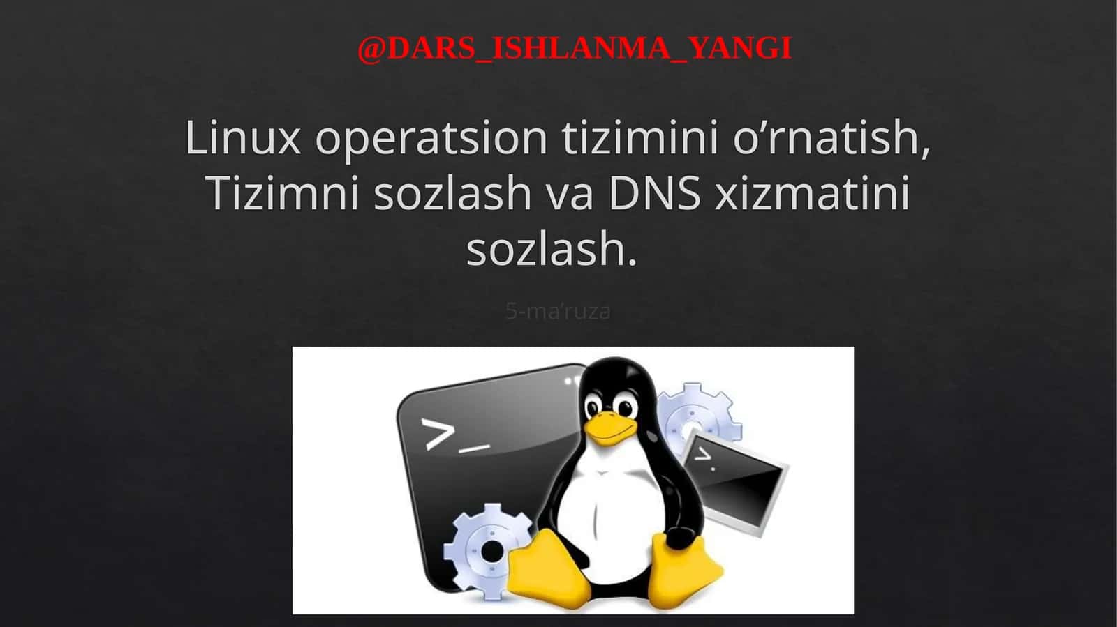 Linux operatsion tizimi