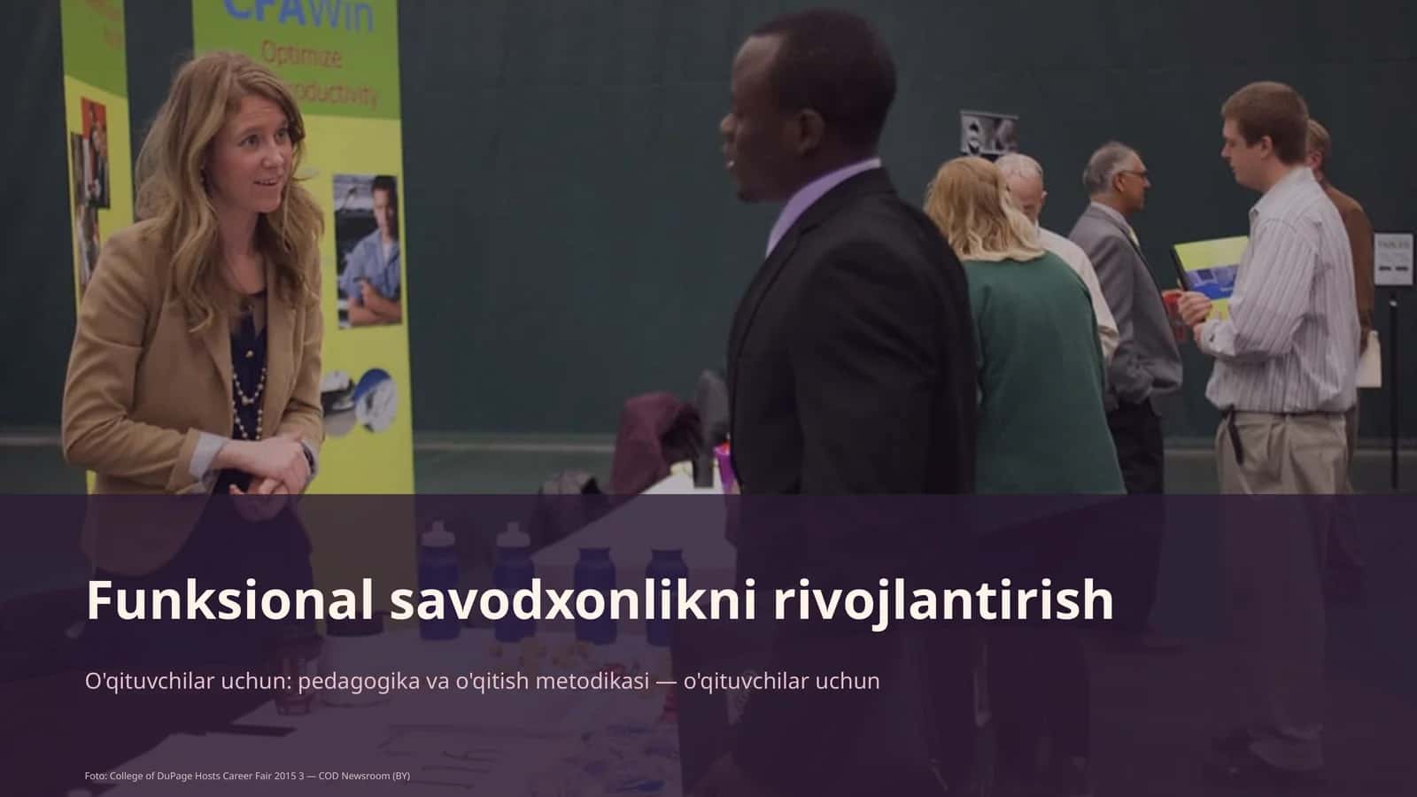 Funksional savodxonlikni rivojlantirish