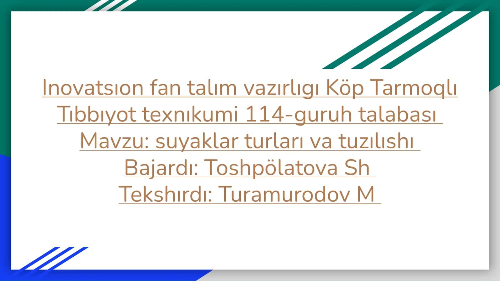 Suyaklar turları va vazıfaları
