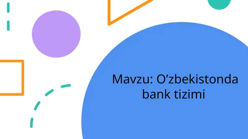 O’zbekistonda bank tizimi