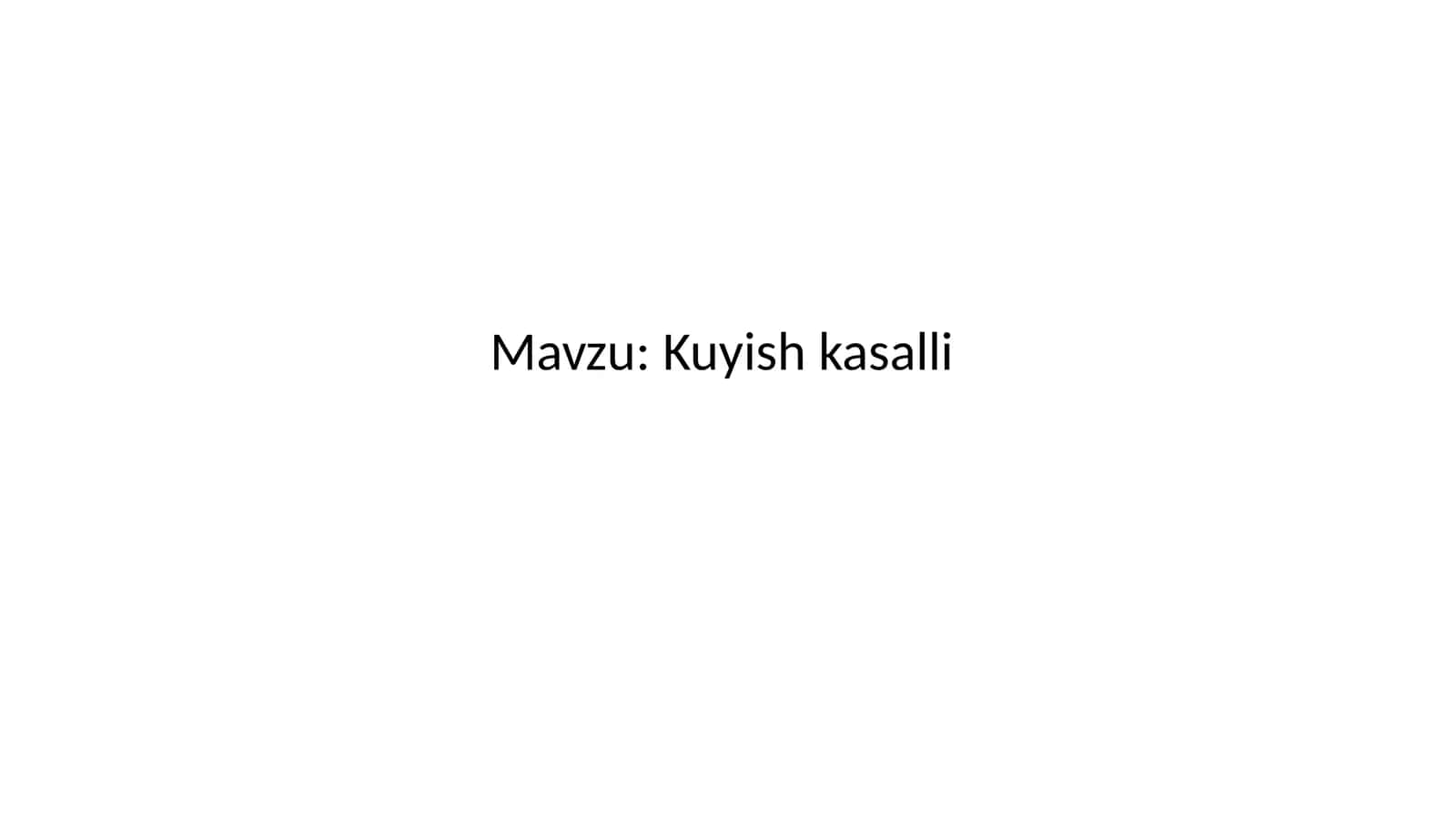 Kuyish kasalli