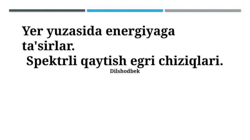 Ko'rinuvchi nurlanishning er yuzasidan qaytishini olchash orqali, masalan, Landsat 8 sun'iy yoldoshi orqali olingan ma'lumotlardan foydalanib, er yuzasining turli xil qoplamarini aniqlash mumkin 1