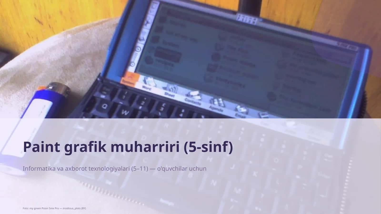 Paint grafik muharriri (5-sinf)