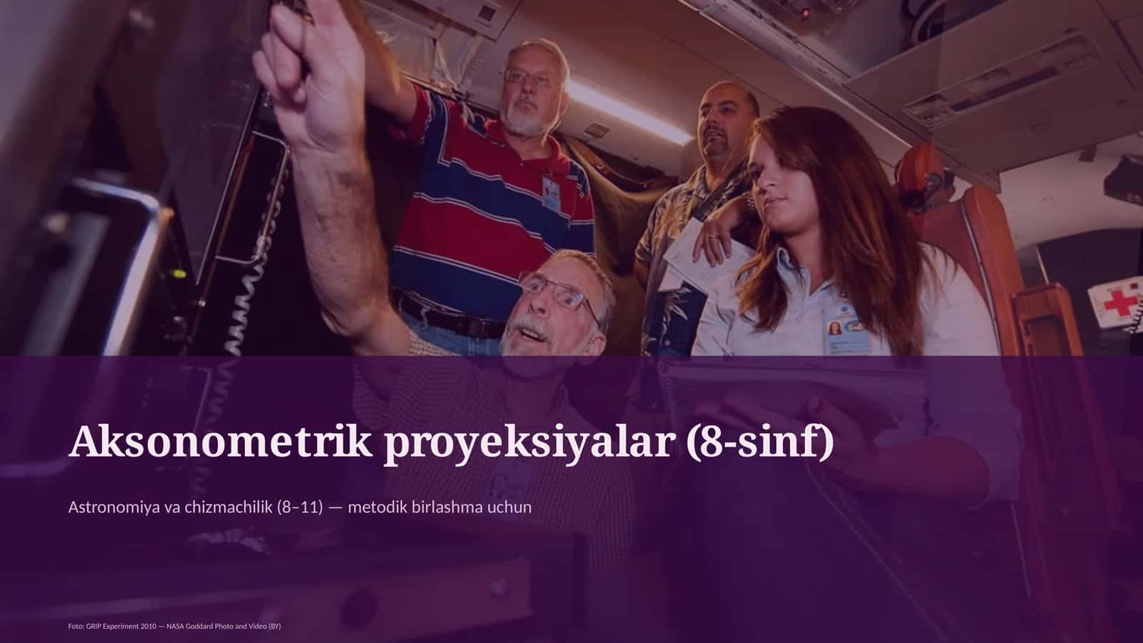 Aksonometrik proyeksiyalar (8-sinf)