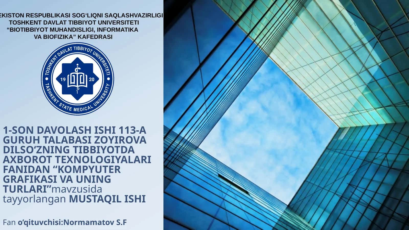 KOMPYUTER GRAFIKASI VA UNING TURLARI