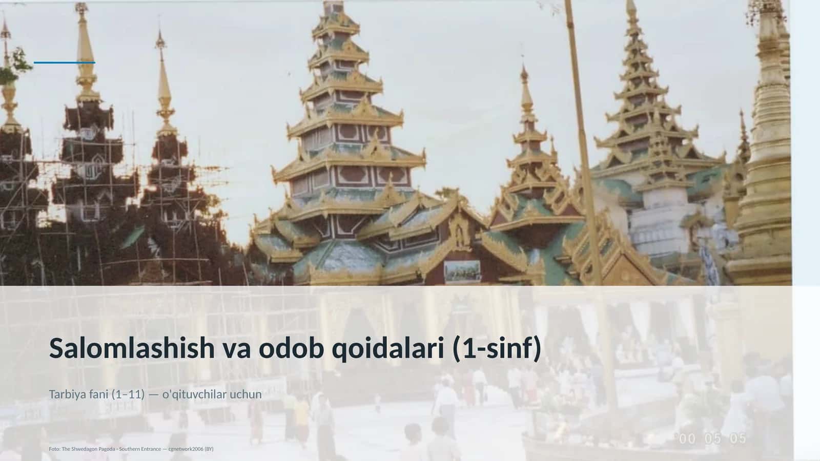 Salomlashish va odob qoidalari (1-sinf)