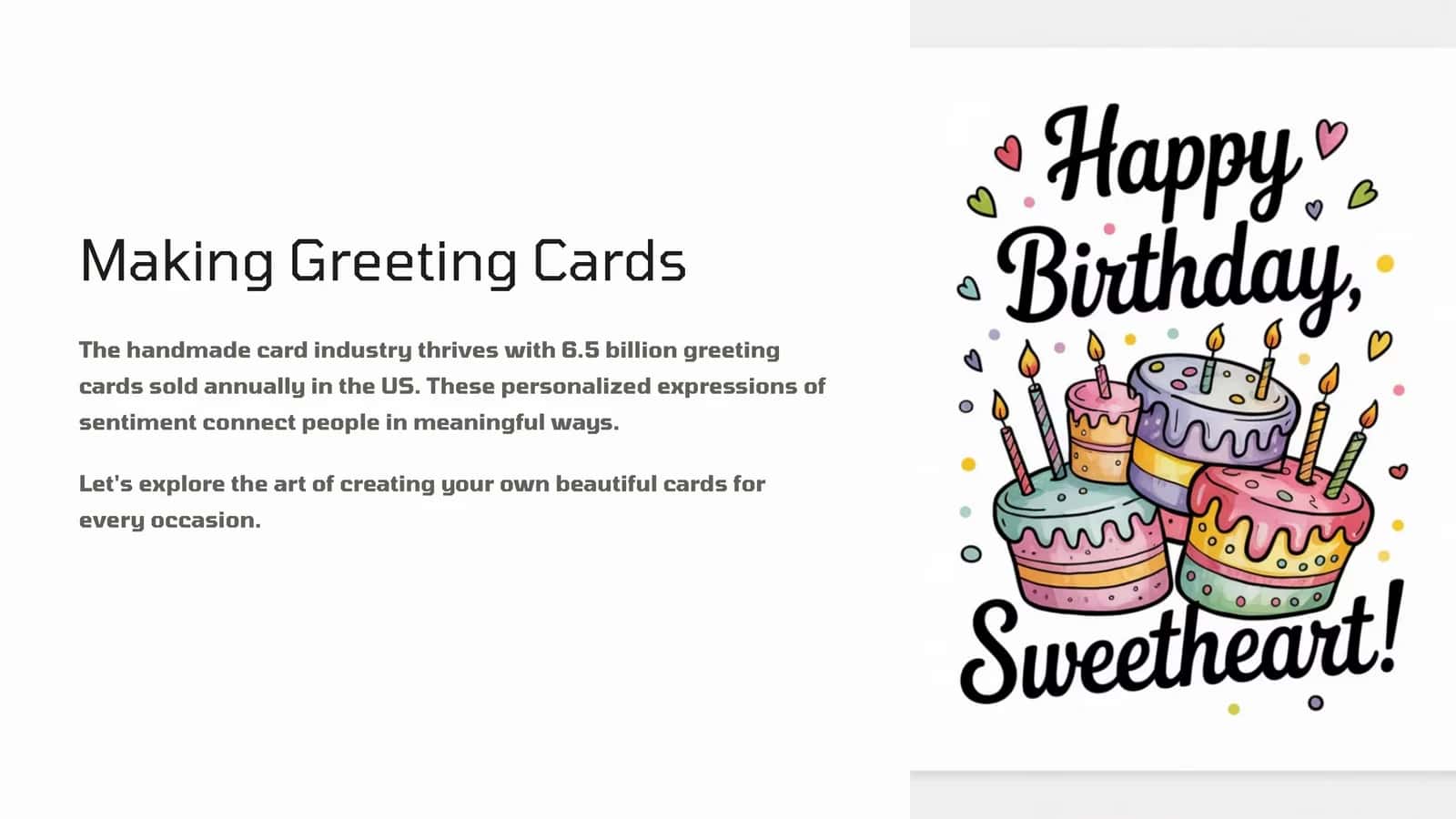 Making Greeting Cards