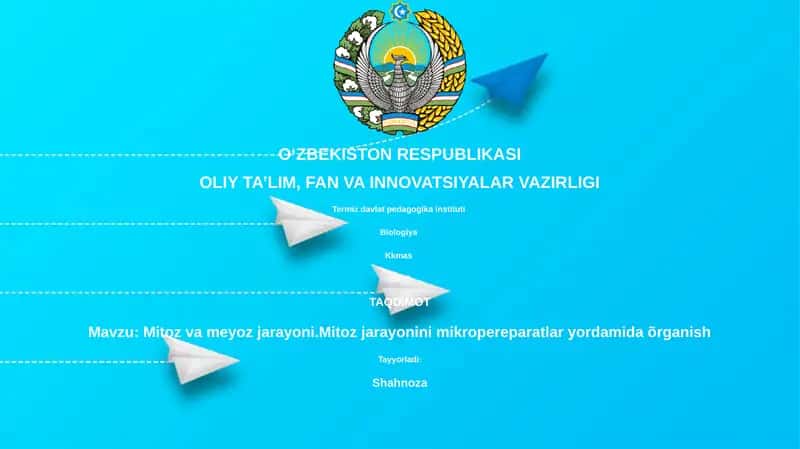 Mitoz va meyoz jarayoni