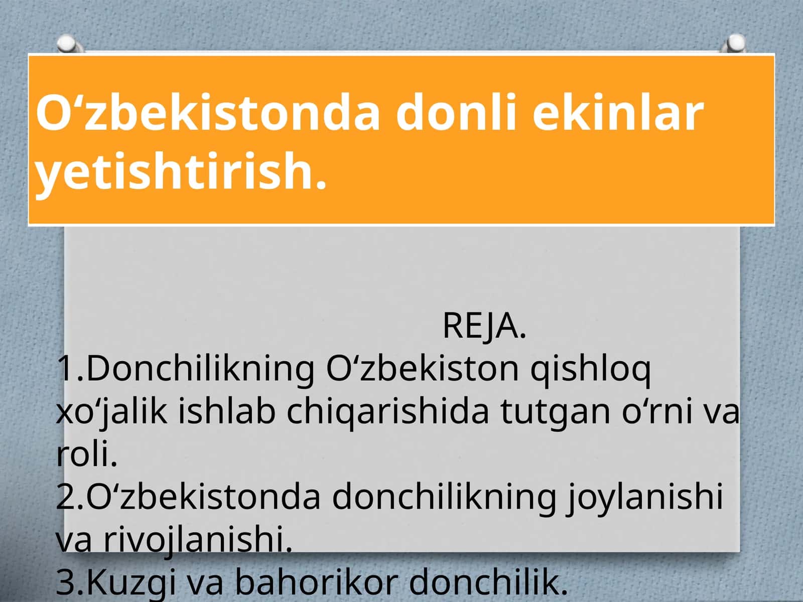 Donli ekinlar yetishtirish