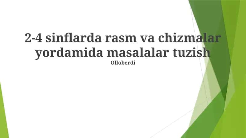 Masalalar tuzishda vizual tasvirlar kuchini oshiring va oddiy shakl va ob'ektlar orqali qiyinchiliklarni hal qiling 1