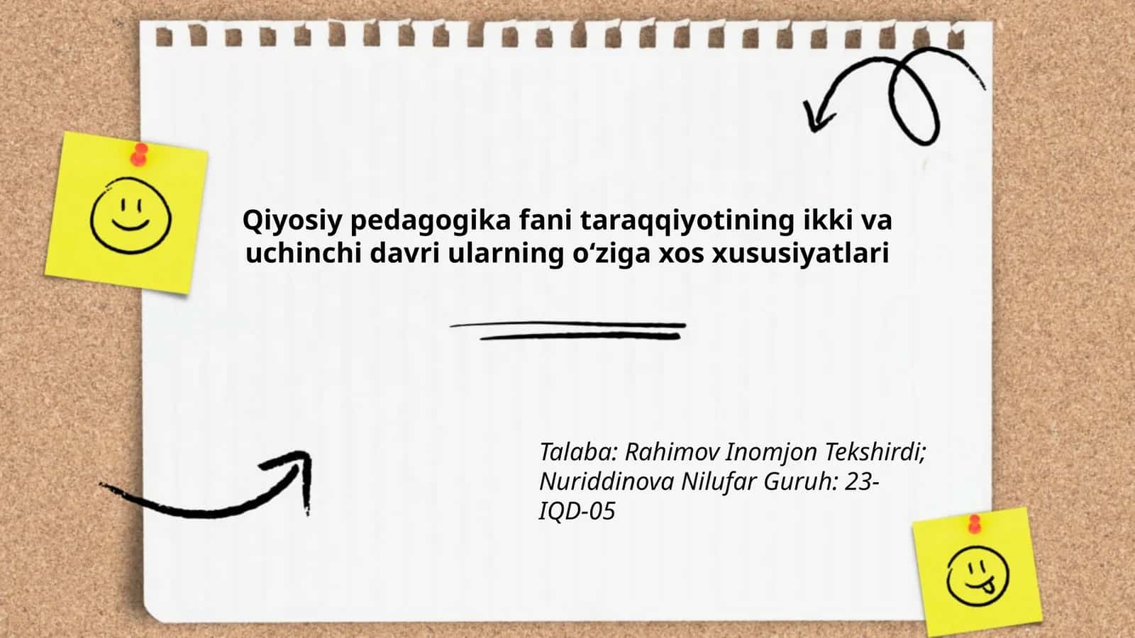Qiyosiy pedagogika fani taraqqiyoti