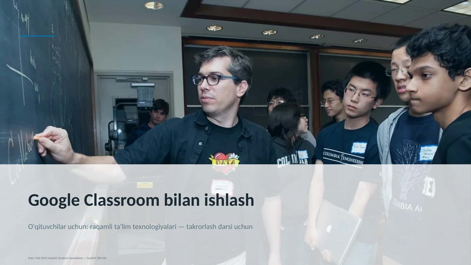 Google Classroom bilan ishlash