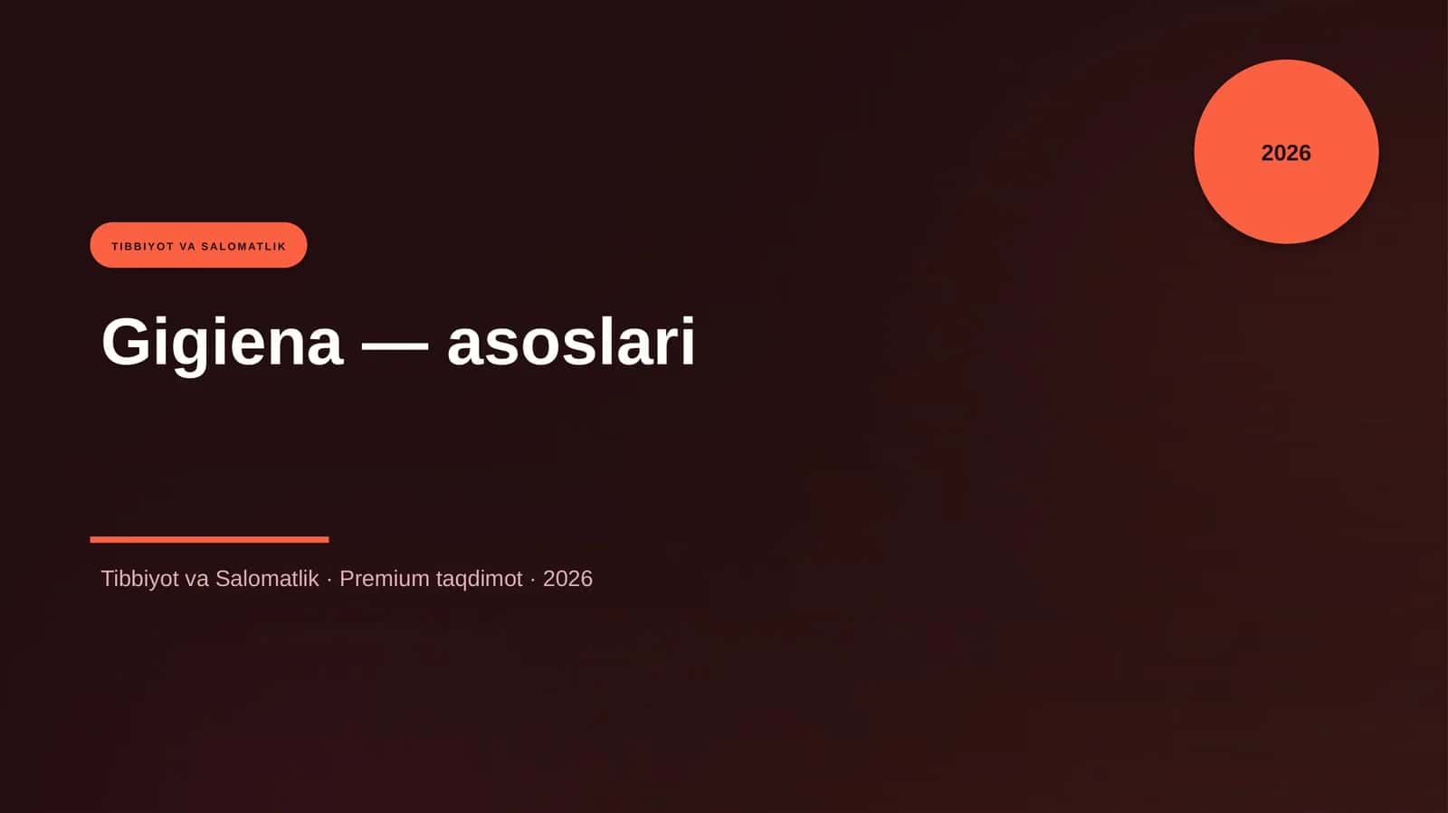 Gigiena — asoslari