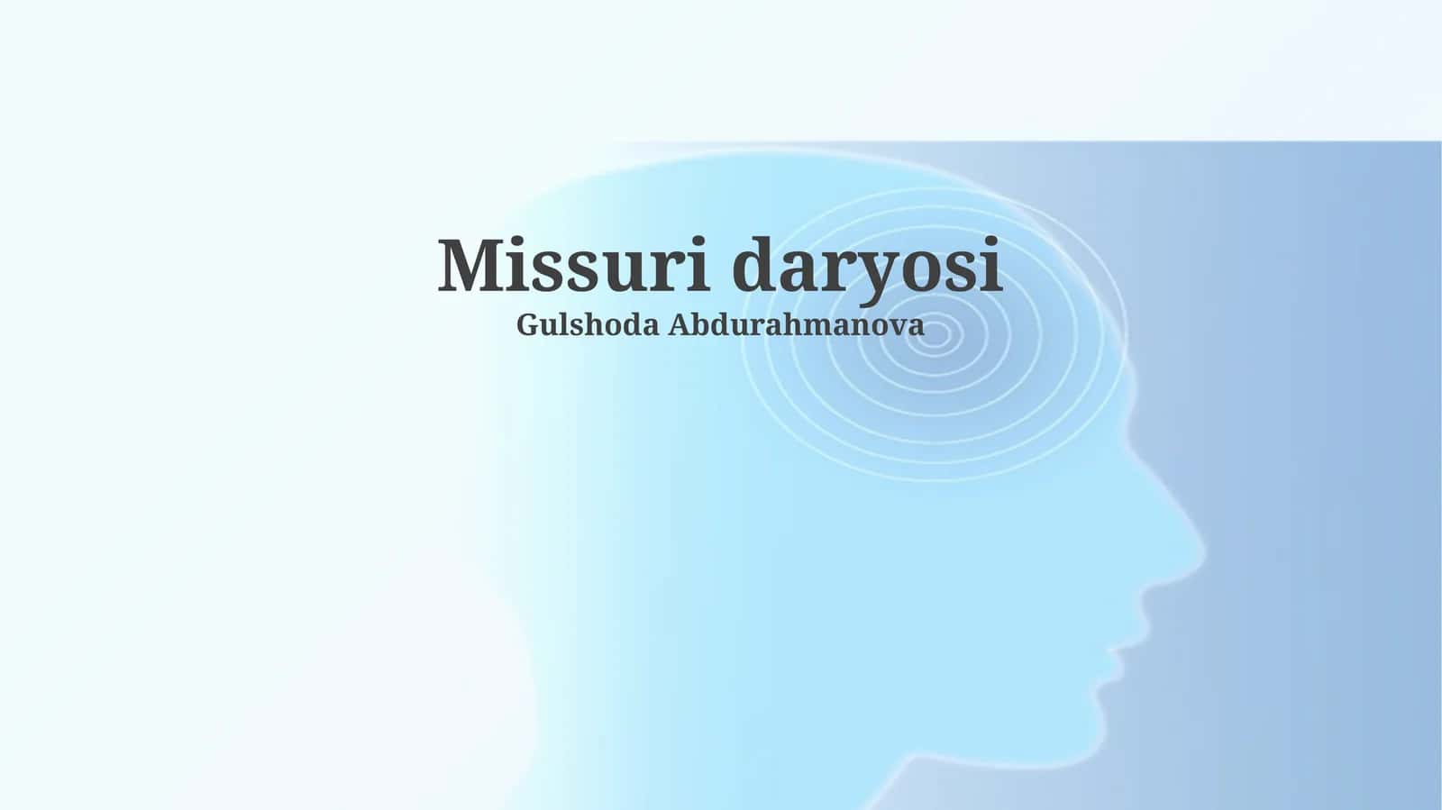 Missuri daryosi