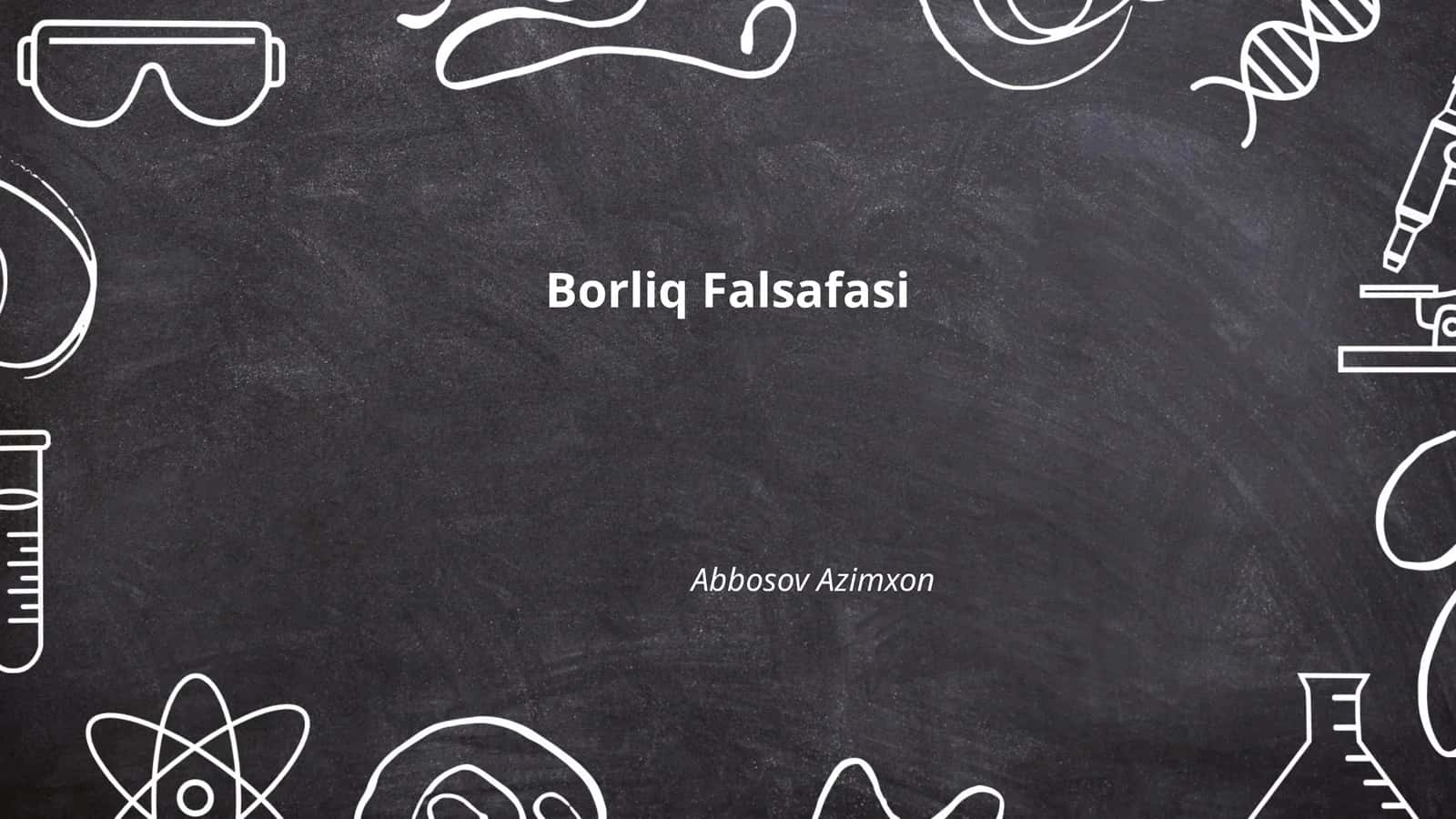 Borliq Falsafasi