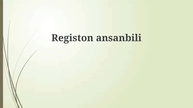 Registon ansambli