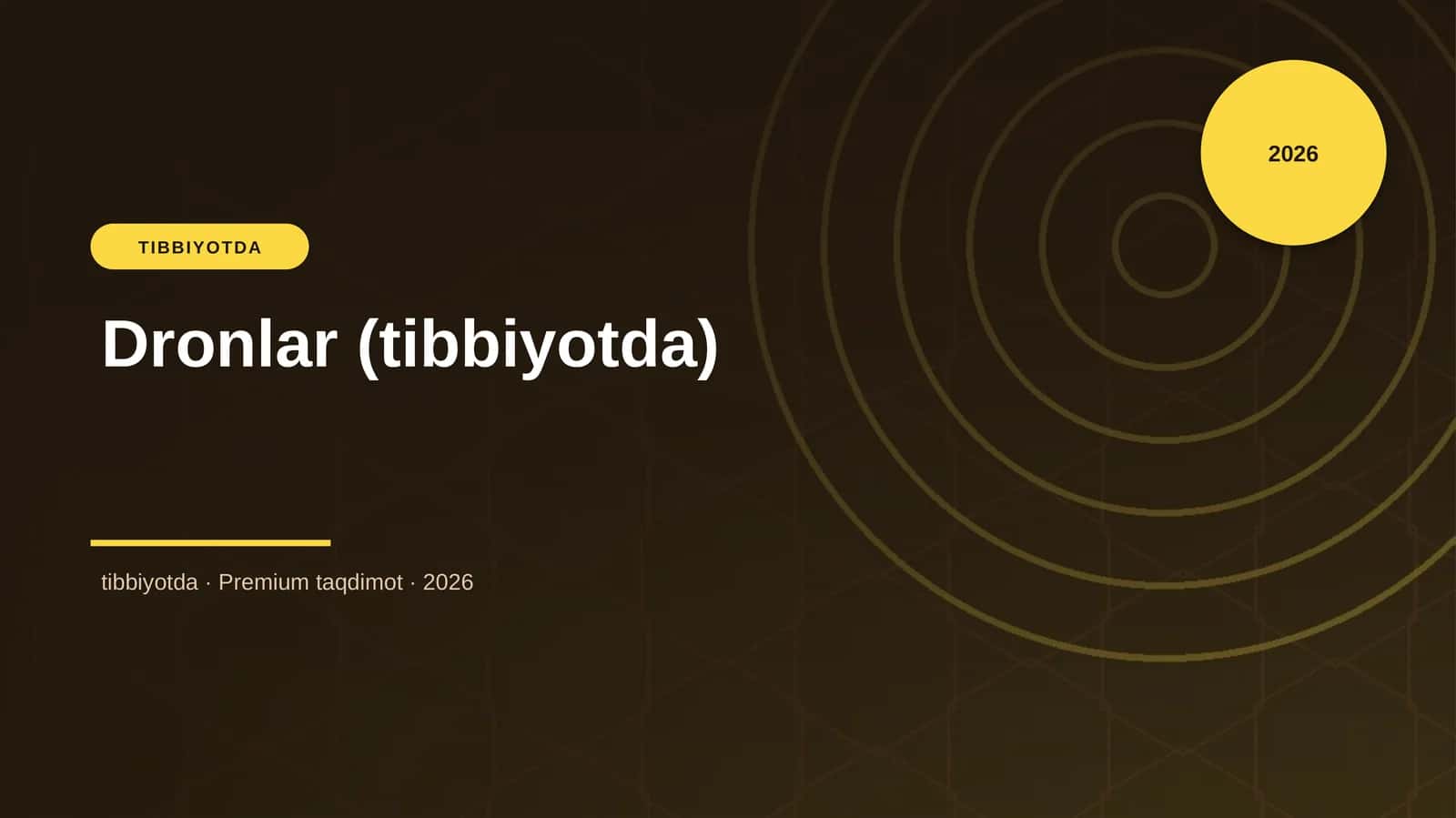Dronlar (tibbiyotda)
