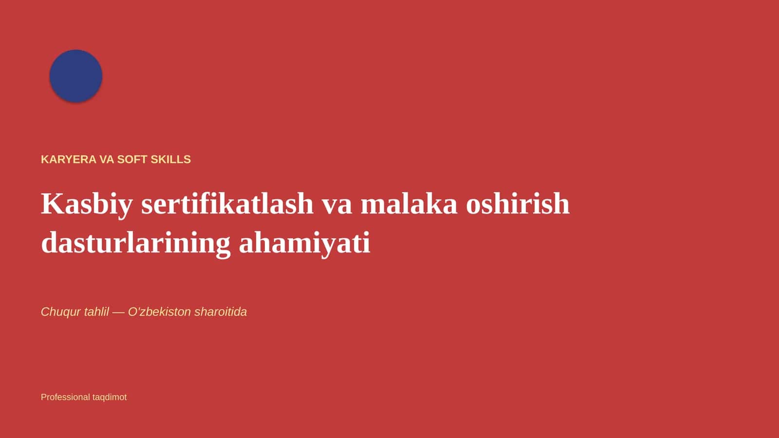 Karyera va Soft Skills