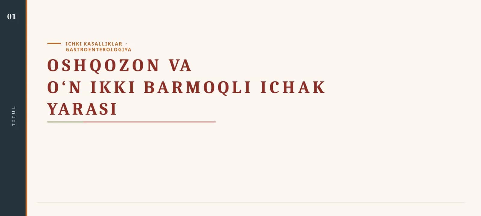 oshqozon va ichak yarasi