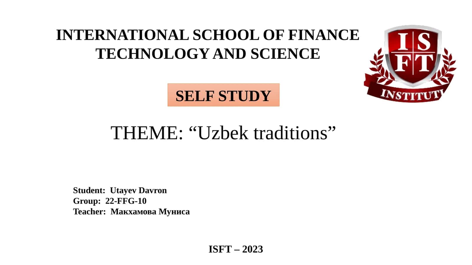 National customs and traditions of Uzbekistan