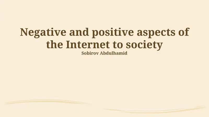 The Dark Side of the Digital World