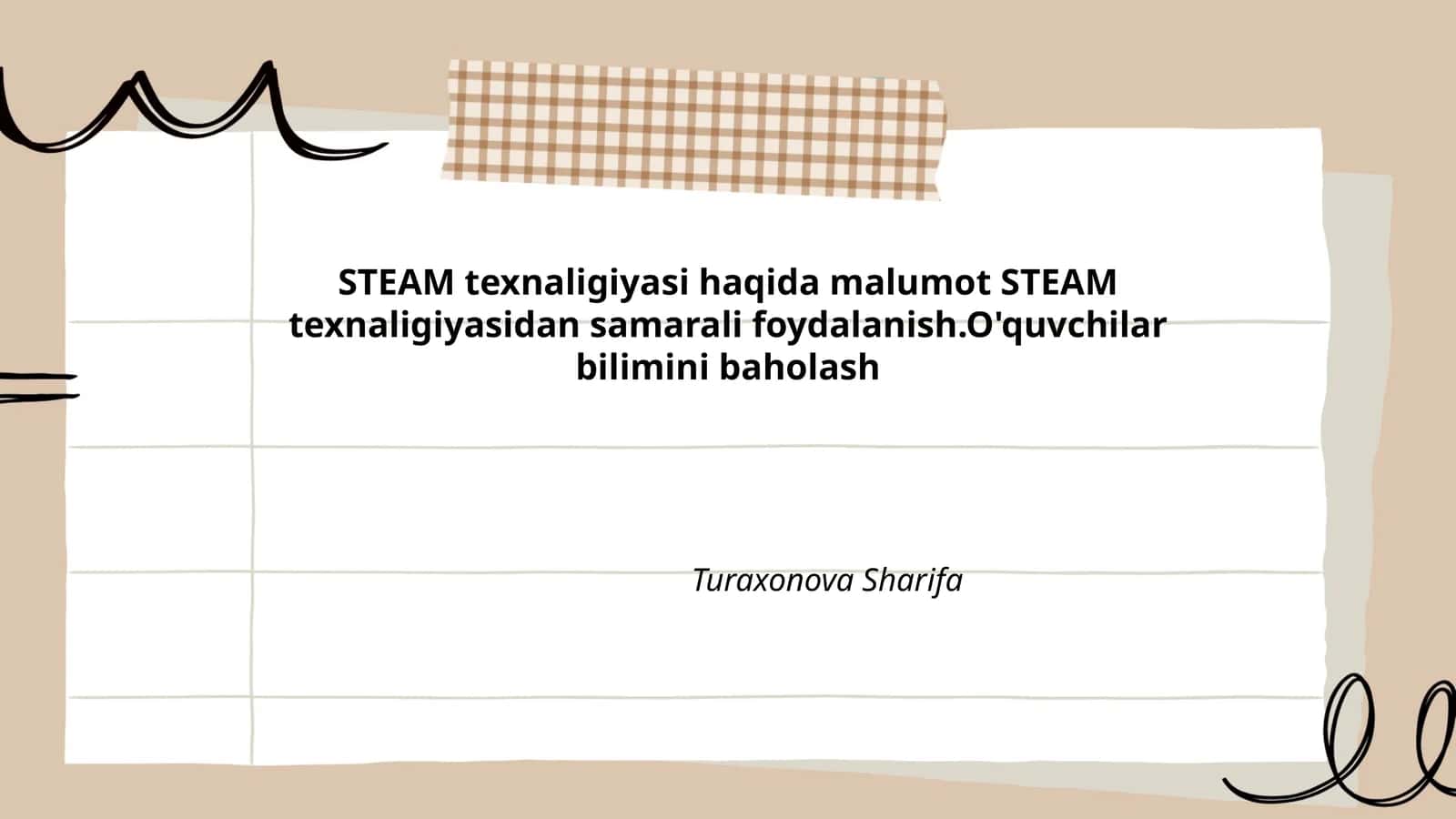 STEAM texnologiyasi