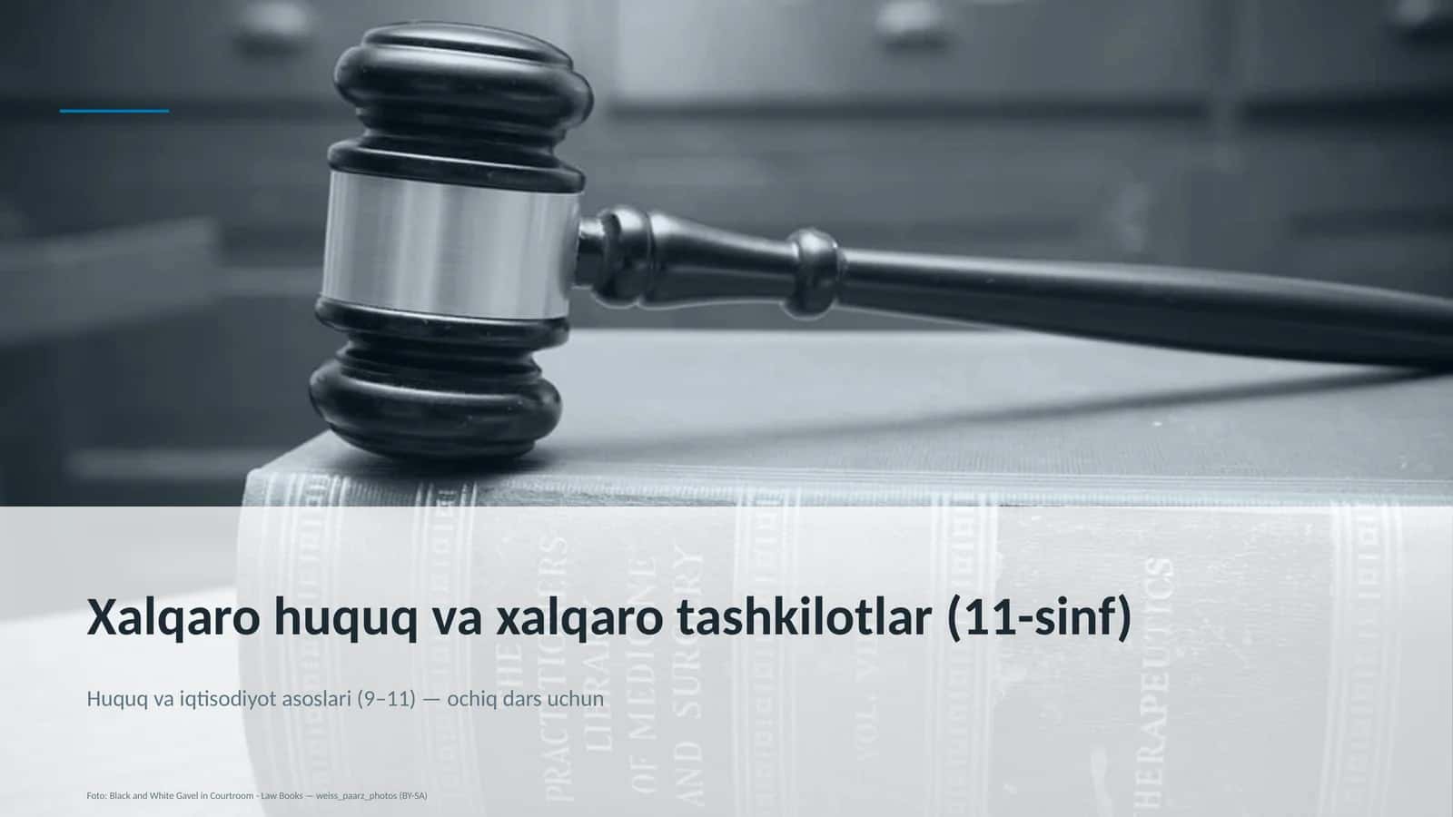 Xalqaro huquq va xalqaro tashkilotlar (11-sinf)