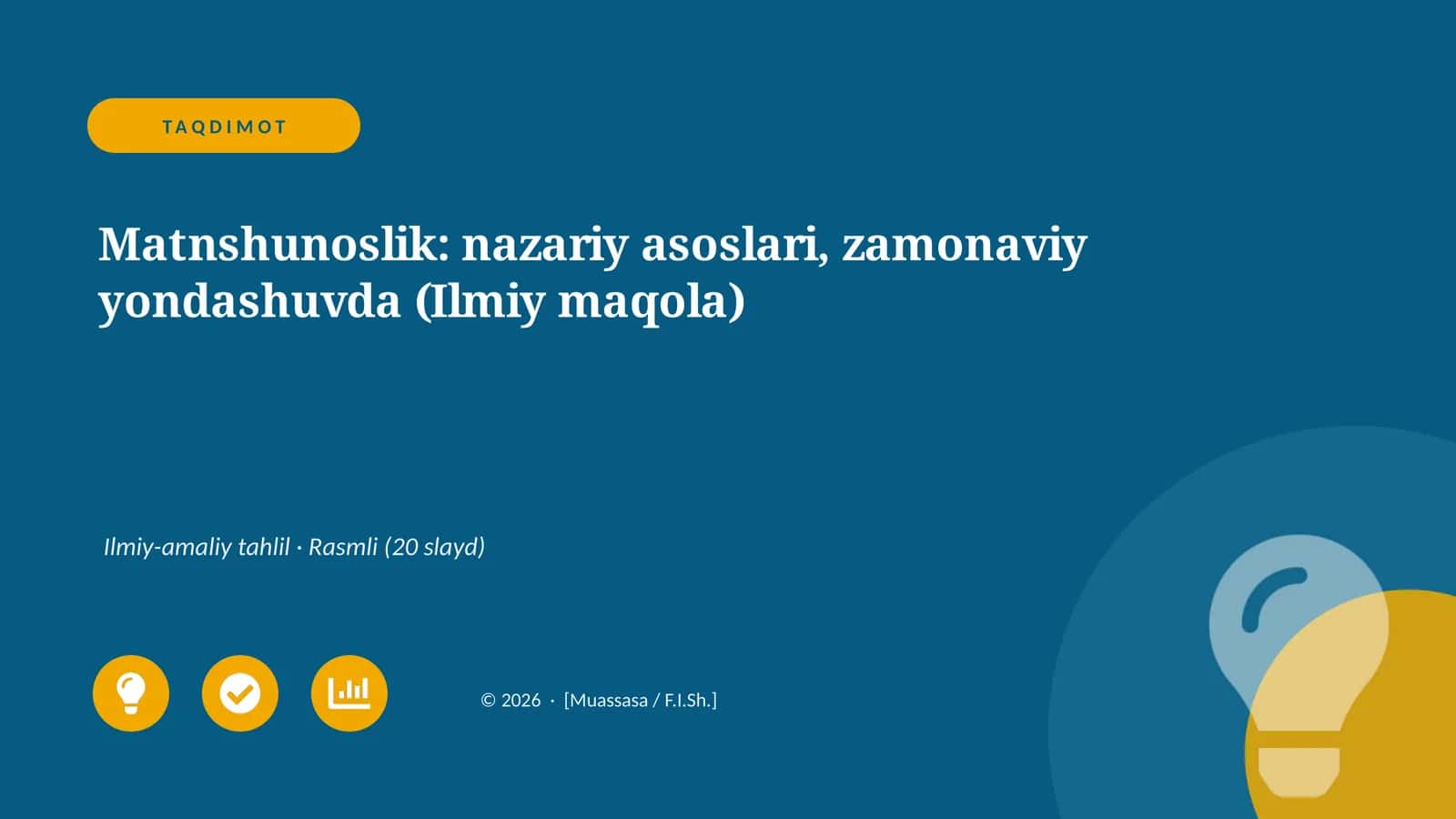 Matnshunoslik: nazariy asoslari, zamonaviy yondashuvda (Ilmiy maqola)