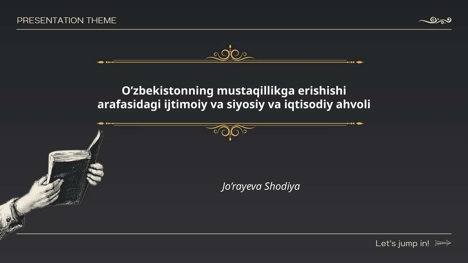 O'zbekistonning mustaqillikga erishishi arafasidagi ijtimoiy va siyosiy va iqtisodiy ahvoli