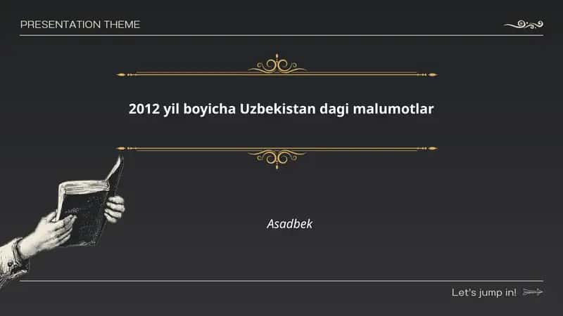 2012 yil bo‘yicha O‘zbekistondagi aholi soni va demografik tarkibi