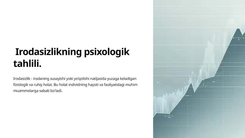 Irodasizlikning psixologik tahlili