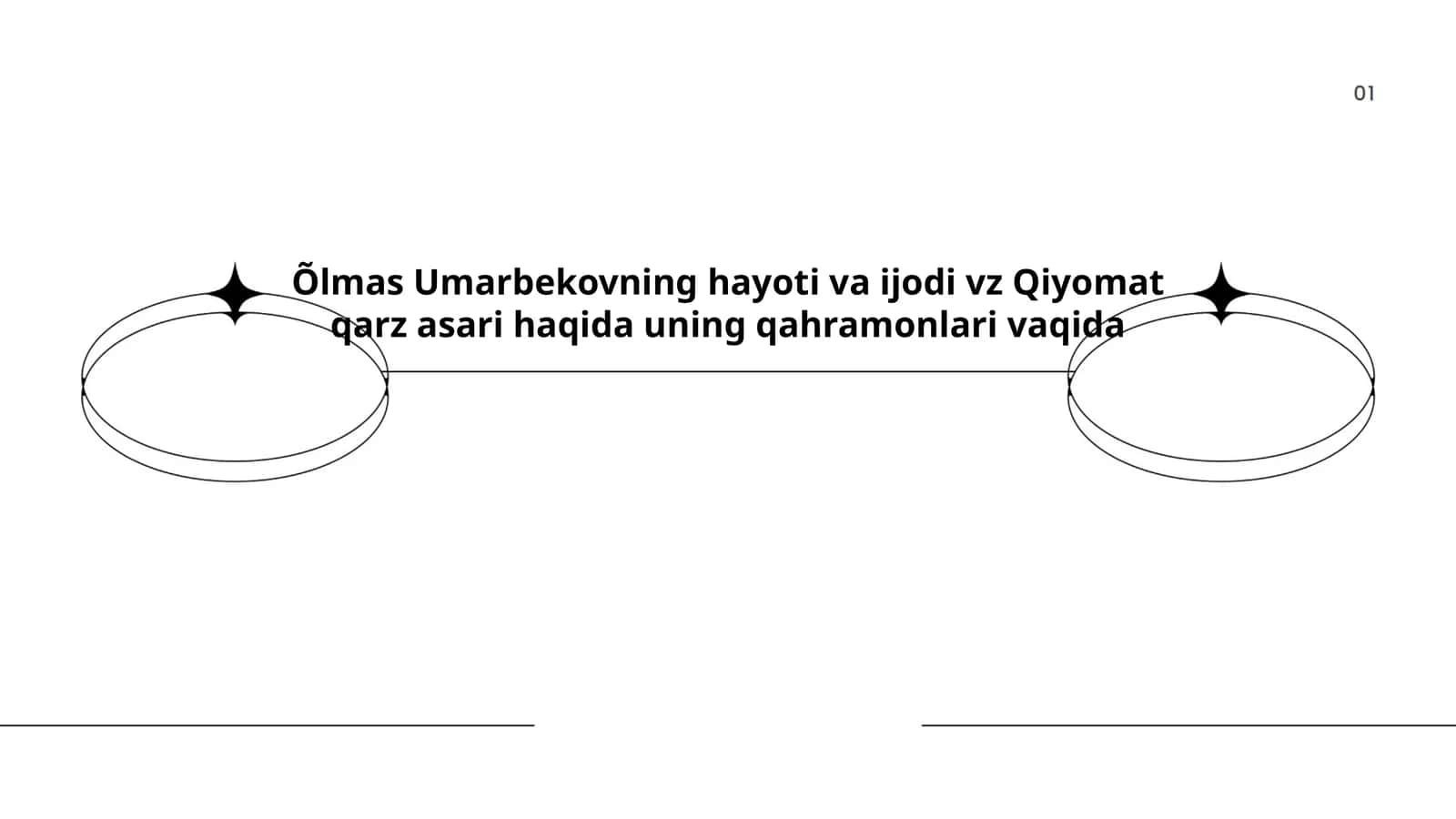 Õlmas Umarbekovning hayoti va ijodi vz Qiyomat qarz asari haqida uning qahramonlari vaqida