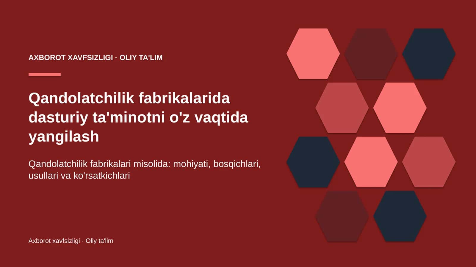 qandolatchilik fabrikalarida dasturiy ta'minotni o'z vaqtida yangilash 7718