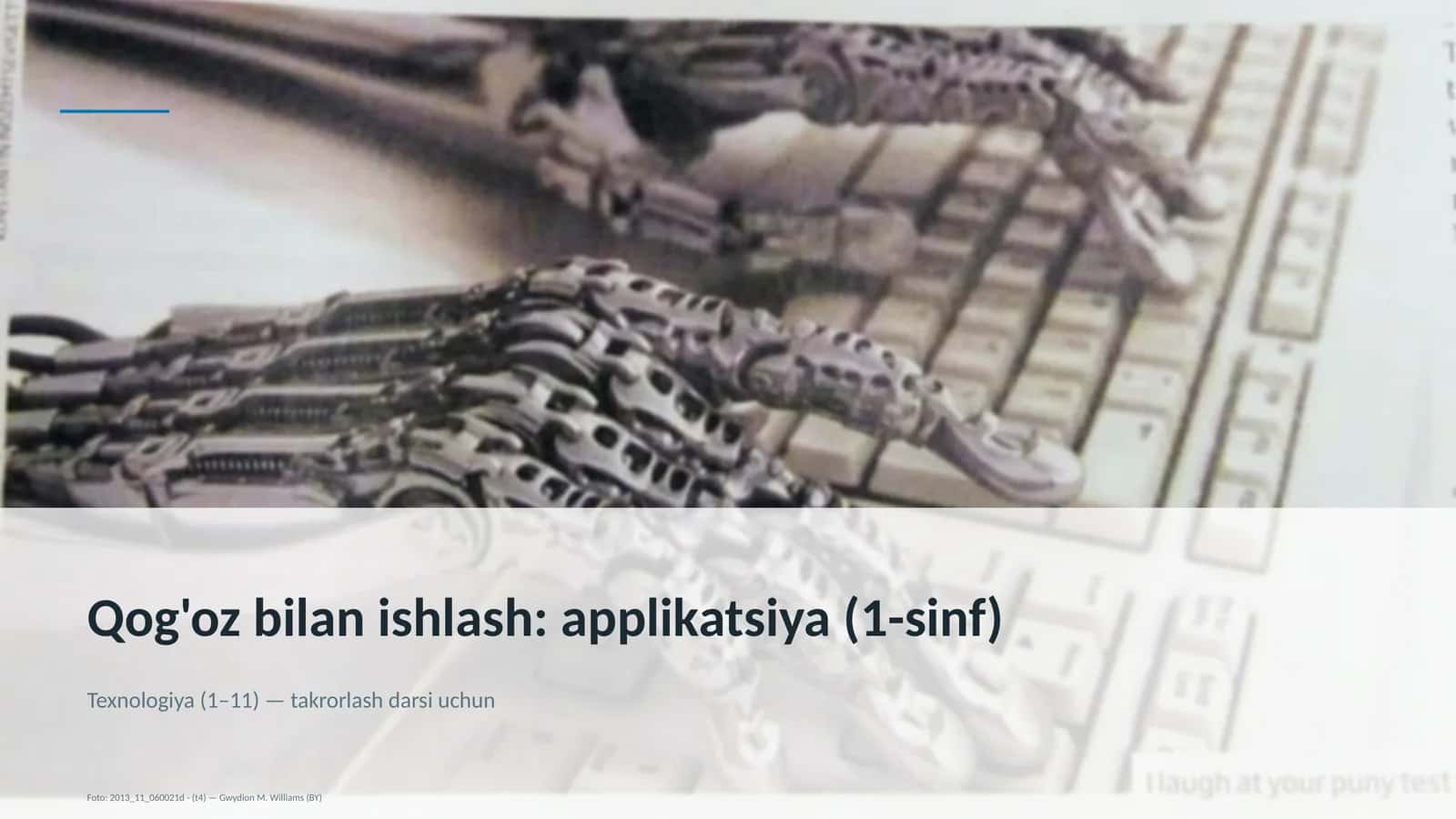 Qog'oz bilan ishlash: applikatsiya (1-sinf)