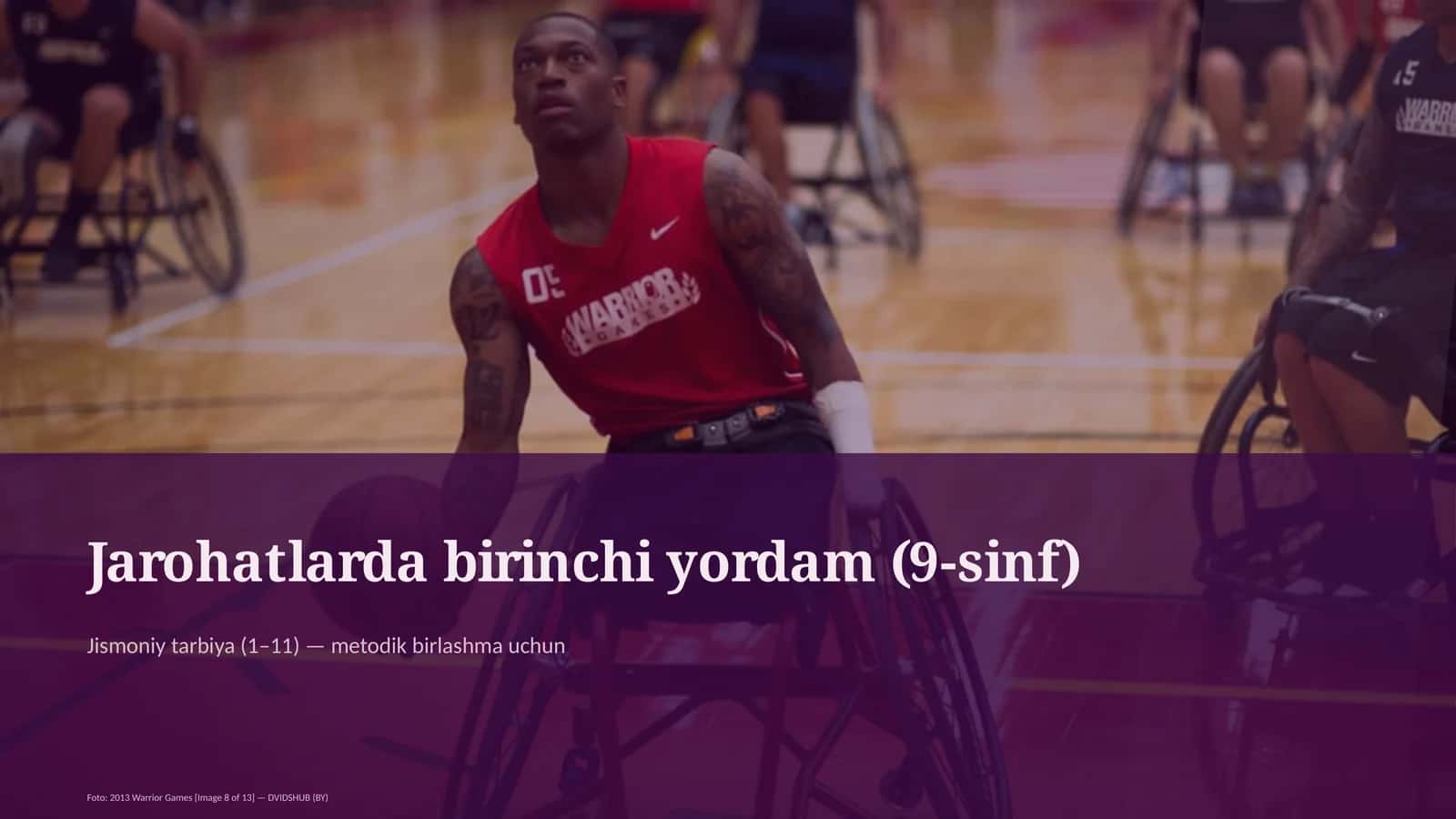 Jarohatlarda birinchi yordam (9-sinf)
