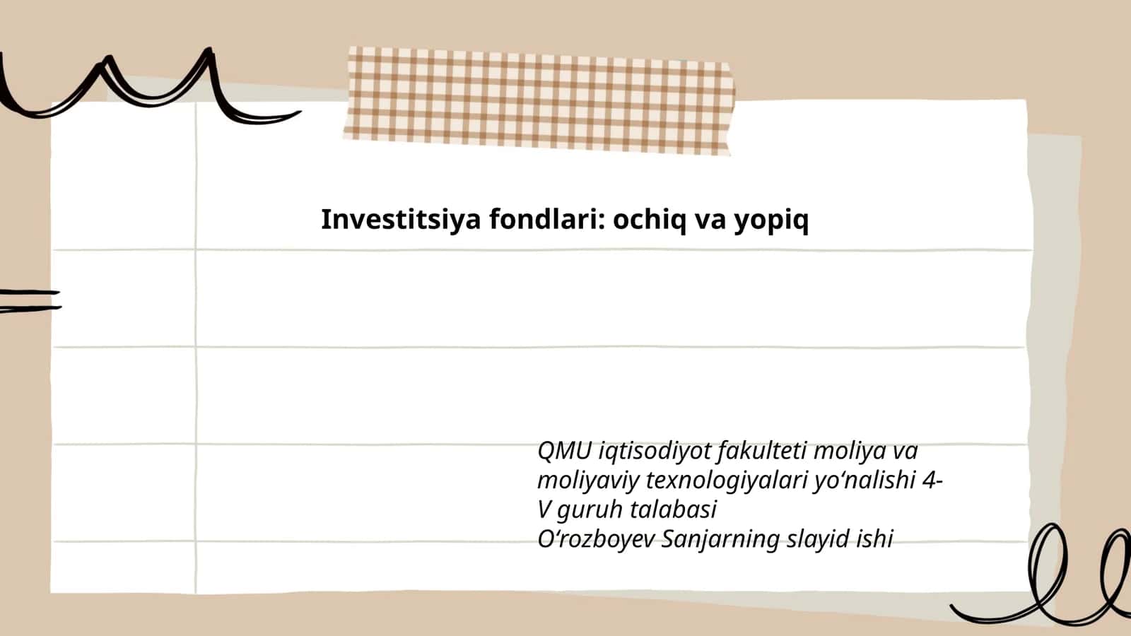 Ochiq investitsiya fondlari