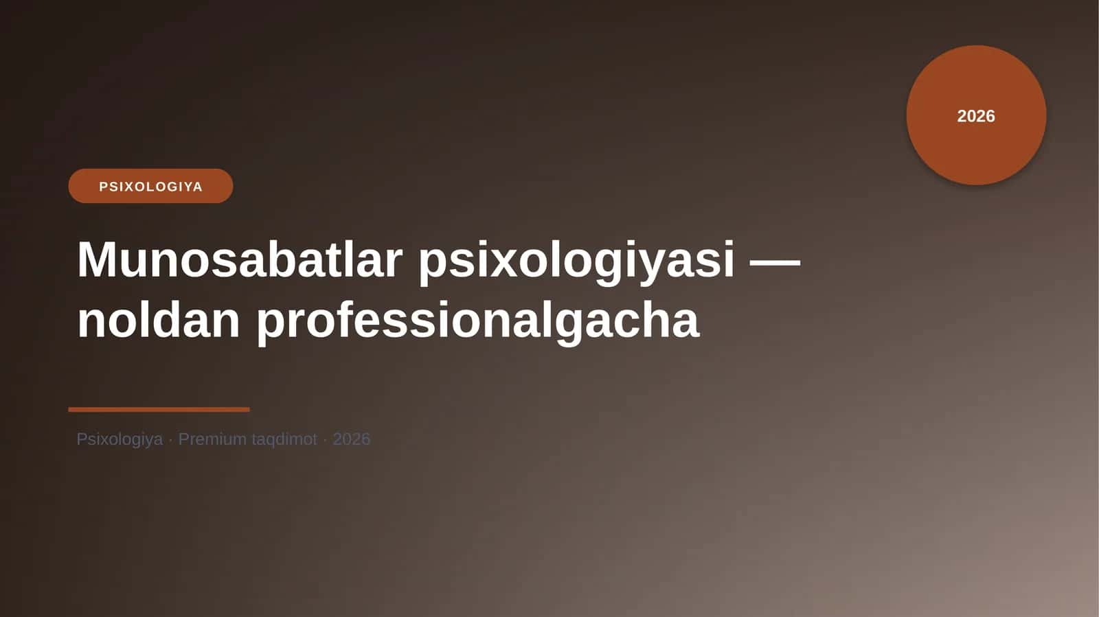 Munosabatlar psixologiyasi