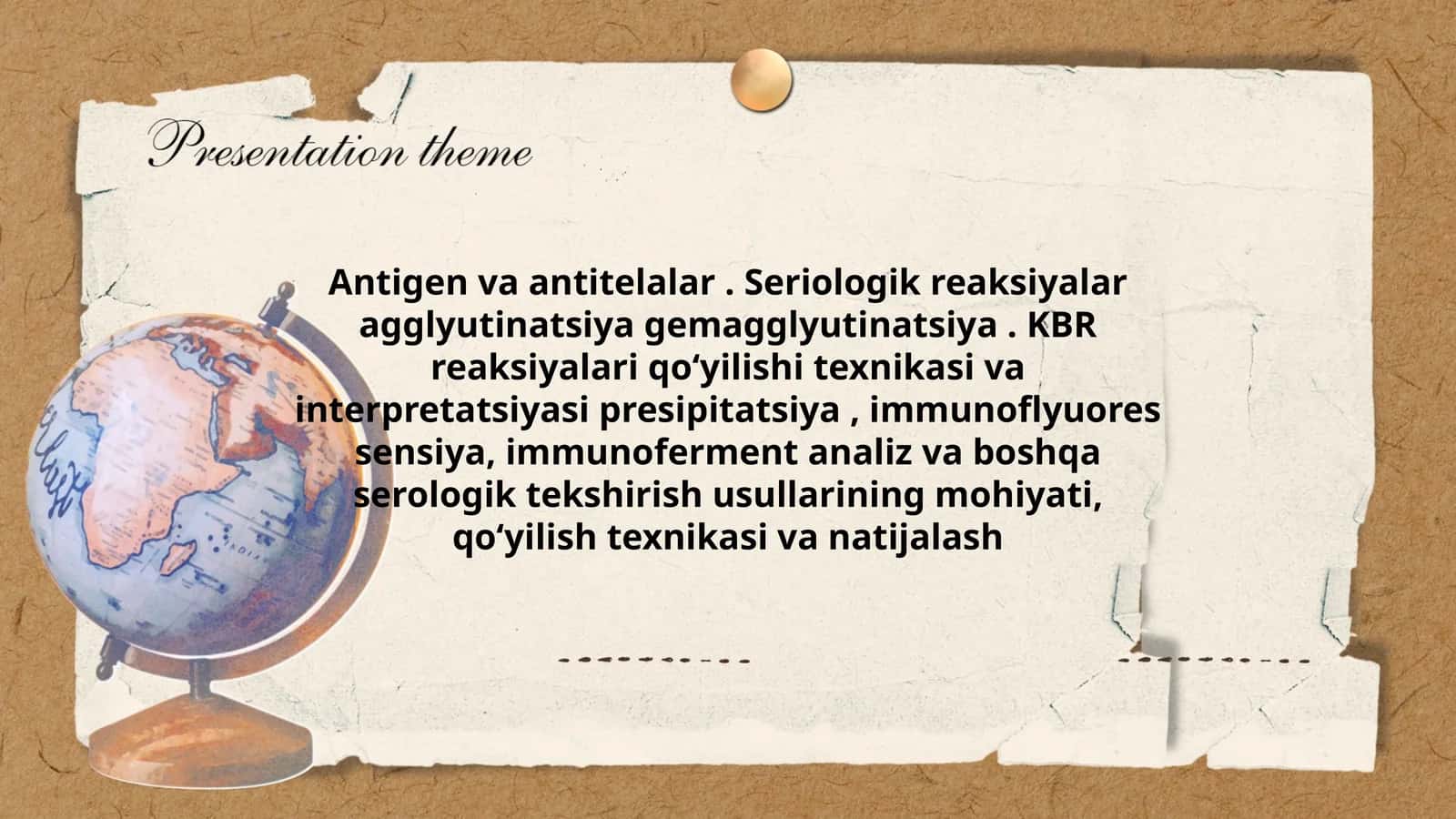 Antigen va antitelalar