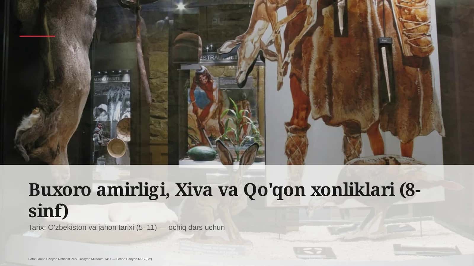 Buxoro amirligi, Xiva va Qo'qon xonliklari (8-sinf)